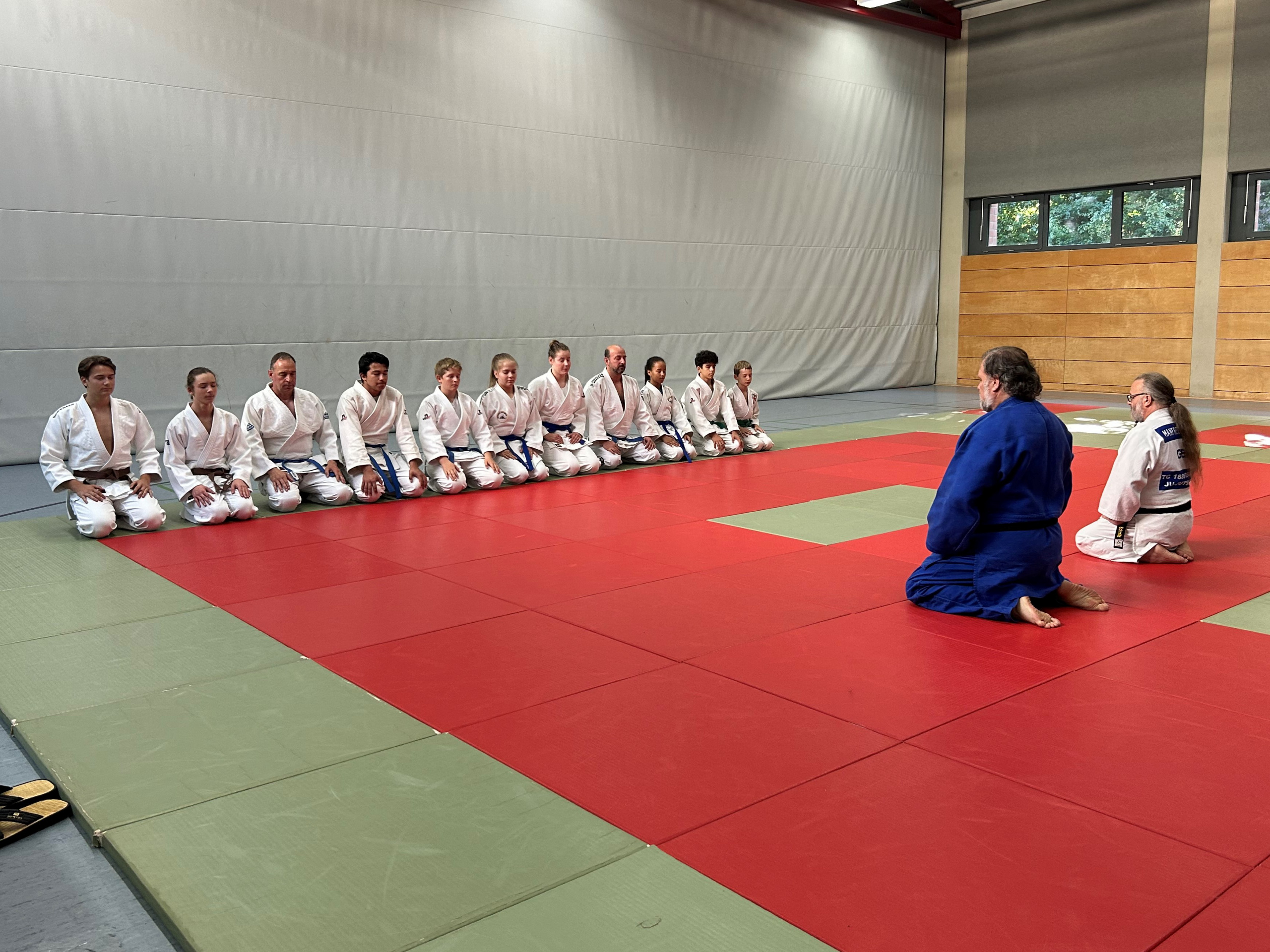 Einige neu Judo-Graduierungen